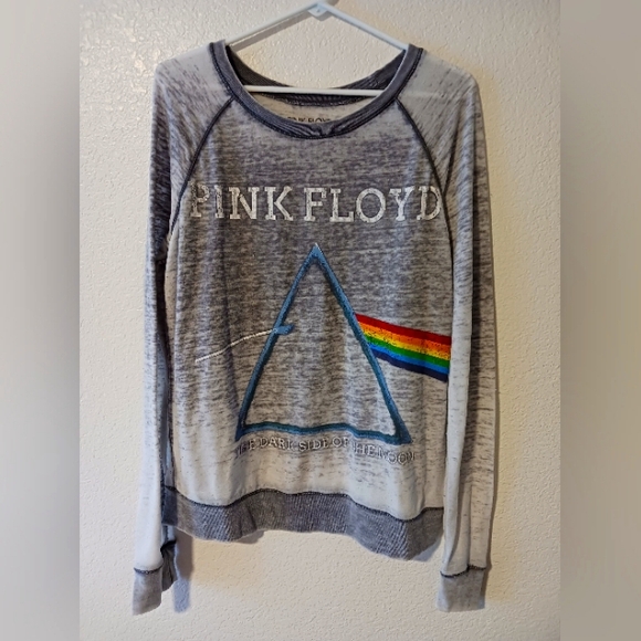 Pink Floyd Tops - Pink Floyd Long Sleeve Distressed Top
